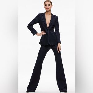 Alice + Olivia Olivia Mid Rise Jean